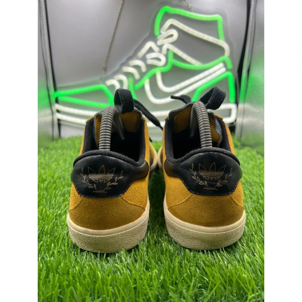 Adidas X Mark Gonzales Gazelle Mesa‎ Yellow Suede Skate Shoes Mens Sneakers 8